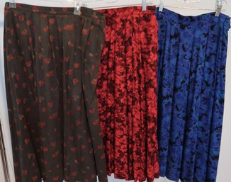 Pendleton Skirts Patterned Rayon Women's Size 16