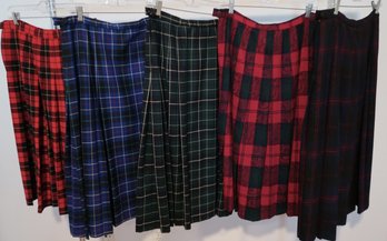 Pendleton Plaid Wool Skirts,  Pleated Women's Size 16