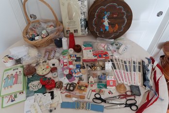 Large Sewing Notions Lot