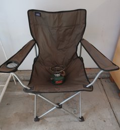 Coleman Gas Camp Stove And Camp Chair
