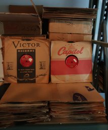 Huge Lot Over 300 78 Rpm Vintage Records