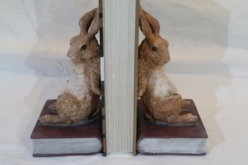 Bunny Rabbit Bookends - Resin