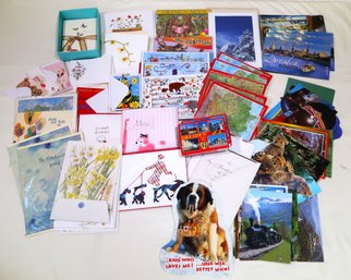 Assortment Of Greeting Cards And Postcards