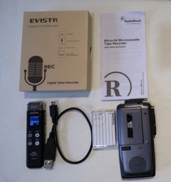 Two Mini Recorders, Evistr & Radioshack