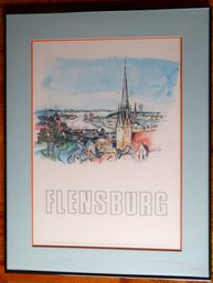 Travel Poster Flensburg Germany