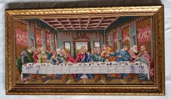 The Last Supper Framed Needlepoint