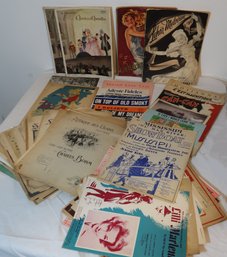 Large Lot Antique And Vintage Sheet Music And Books