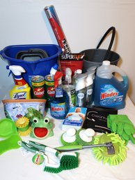 Large Cleaning Supply & Tools Lot