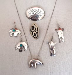 Native American Sterling Silver Jewelry Lot
