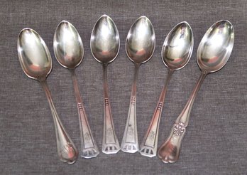 Lot Of 6 Silver Spoons 925 & 800