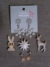 Christmas And Holiday Jewelry Lot