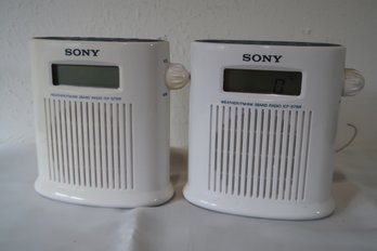 Sony ICF-S 79W Weather Radios - Set Of 2
