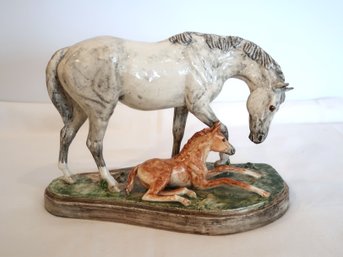 Mare & Foal By Marilyn Newmark