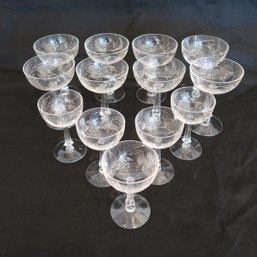 Rosalie By Tiffin-Franciscan Cut Crystal Wine Glasses