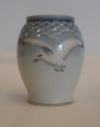Vintage Bing And Grondahl Toothpick Holder / Vase With Seagull