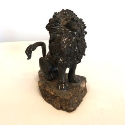 Lion Sculpture By Jean West