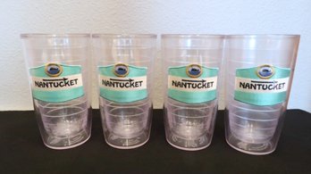 Acrylic Tumblers With Nantucket Patches