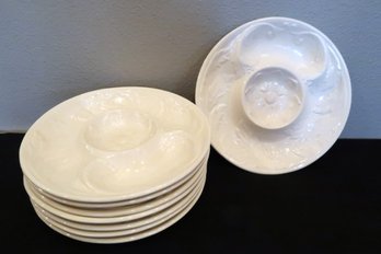 Set Of 8 Artichoke Plates