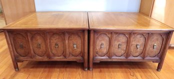 Heritage Furniture Co Pair Of Wood End Tables