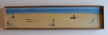 Morehead Beach Scene - Oil On Canvas