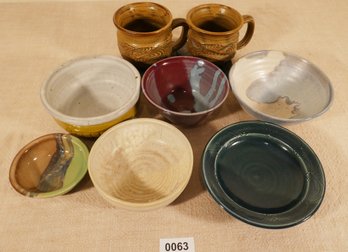 Mixed Lot Artesian Pottery Dishes