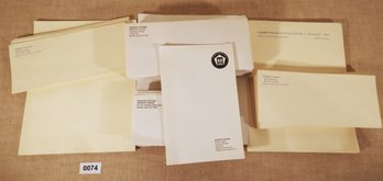 Vintage College/university Letterhead And Envelopes