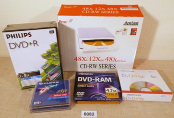 New In Box Cd Writer And Blank Cds And Dvds