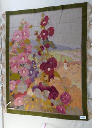 Holly Hock Flower Tapestry