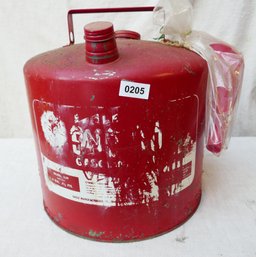 Vintage 6 Gallon Metal Gas Can