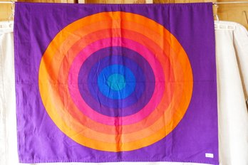 Verner Panton Mira Spectrum Print Cloth Banner Bright Circles