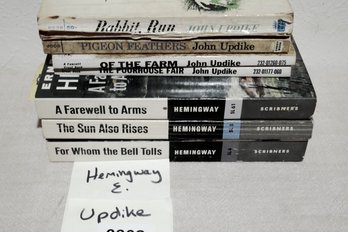 Hemmingway & Updike Books