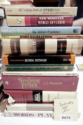Books About Words - Lot 2