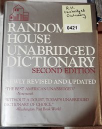 Random House Unabridged Dictionary 2nd Edition