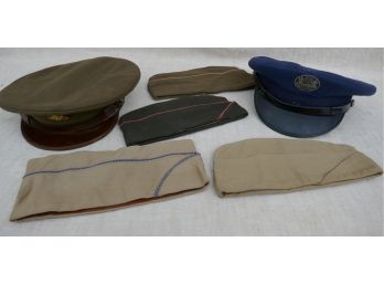 Lot Of Vintage Military Hats