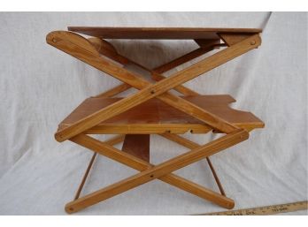 Vintage OCTO Folding Wooden Movie Projector Table
