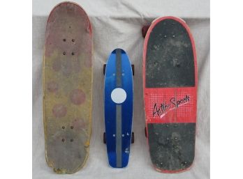 3 Vintage Skateboards