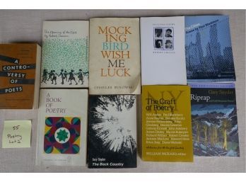Mixed Lot #2 Poetry Books - Contemporary (#55)