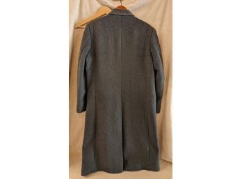 Evan-picone Grey Wool Blend Long Coat