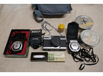 Vintage Fujinon Camera And Other Vintage Accessories