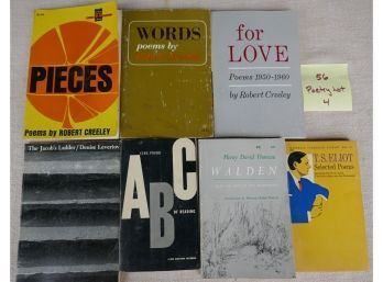 Mixed Lot #1 Poetry Books (#56)