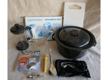 Misc Lot Of Camping Cooking Supplies