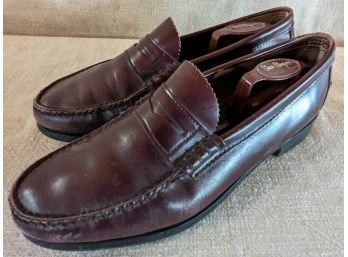 Traditional Cordova Leather Penny Loafers