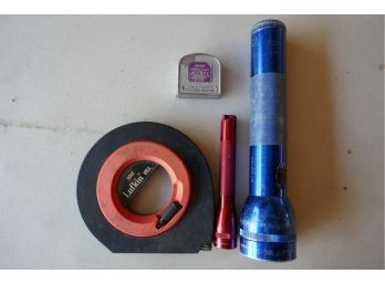 Mag-lites And Tape Measures