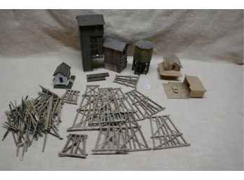 Misc Lot Of Wood Structures In Various Condition #84