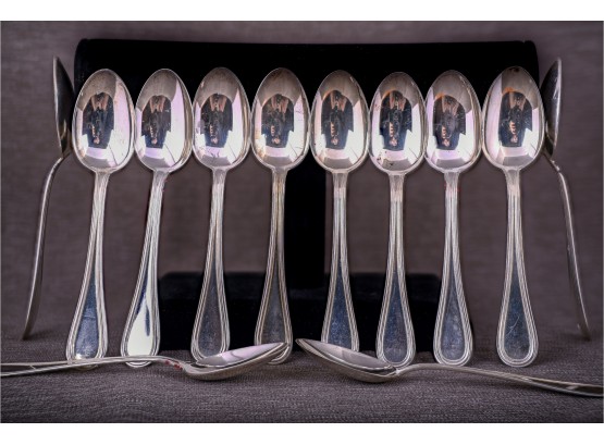 Italian 800 Silver Demitasse Spoons Set Of 12 (110)