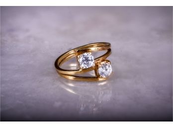 14k Yellow Gold And CZ Ring (89)