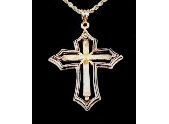 14 Kt Gold Cross And Chain (21)