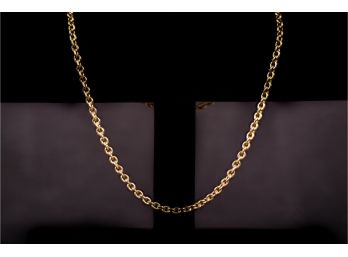18k Yellow Gold Cable Chain Necklace (94)