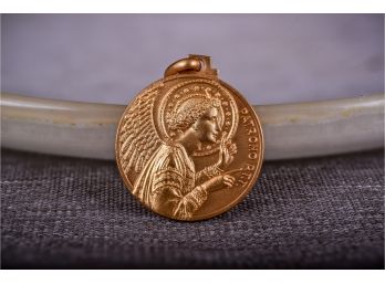 18k Gold Gabriel Angel Pendant (100)