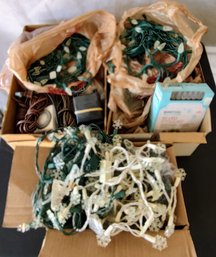 3 Boxes Of Assorted Christmas Lights